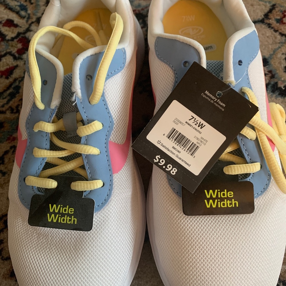 Athletic shoes,
